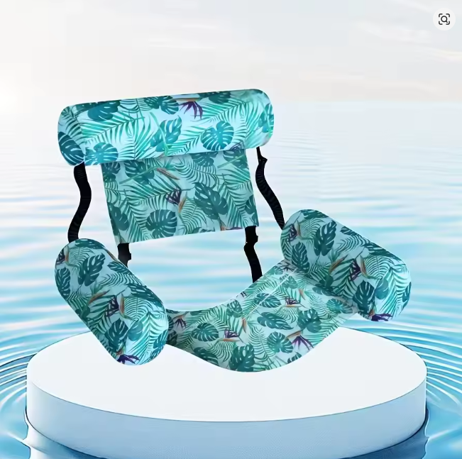Inflatable Floating Lounger for Adult,Portable Pool Float Chair,Foldable Recliner for Swimming Pool,Lake,Beach Summer Relaxation