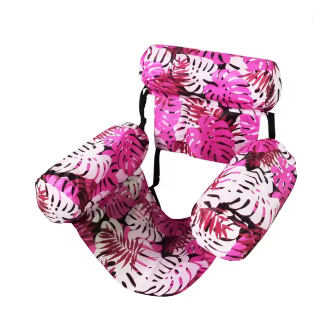 Inflatable Floating Lounger for Adult,Portable Pool Float Chair,Foldable Recliner for Swimming Pool,Lake,Beach Summer Relaxation